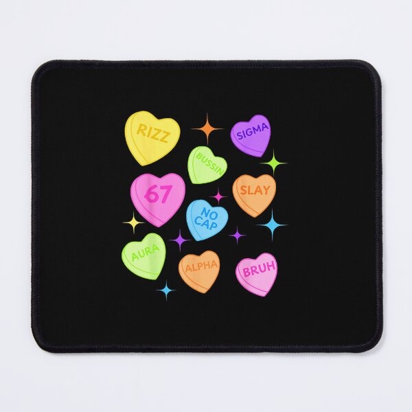 Item preview, 67 Funny Valentine Candy Hearts Meme Humor  designed and sold by gladysenglish.