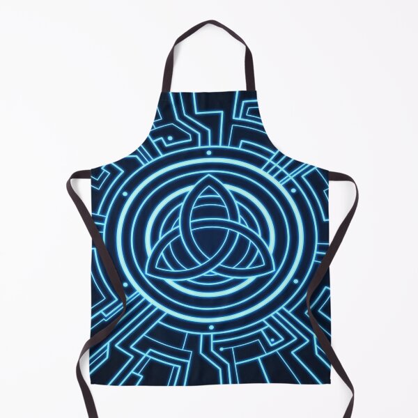 Item preview, Blue Triquetra Symbol with Circuitry designed and sold by ChiqueAvenue.