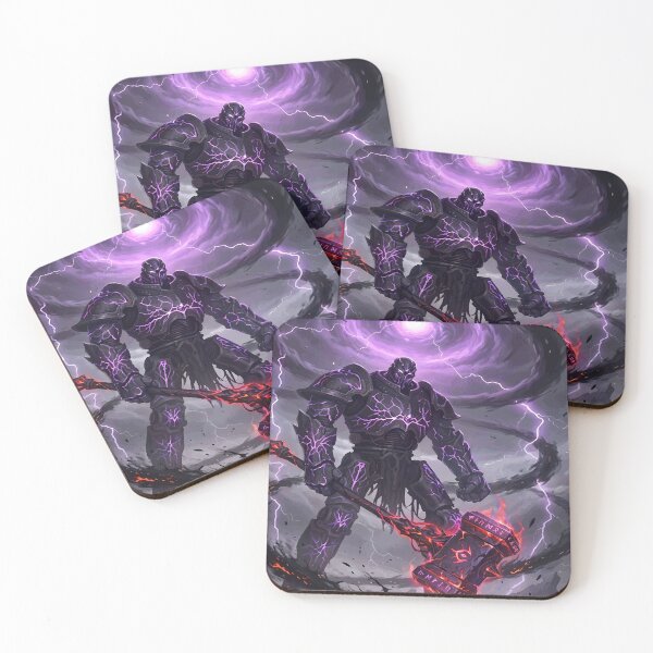 Item preview, Armored Warrior with Hammer and Storm designed and sold by ChiqueAvenue.