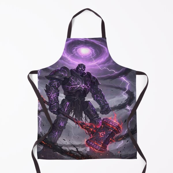 Item preview, Armored Warrior with Hammer and Storm designed and sold by ChiqueAvenue.