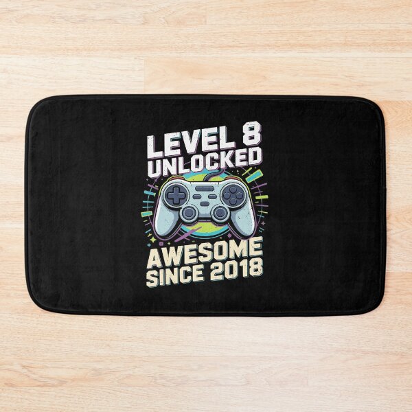 Item preview, Level 8 Unlocked Gamer Birthday Retro Controller designed and sold by FGTV2021.