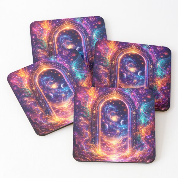 Item preview, 13 The Portal of the Hidden Universe – Sacred Geometry Cosmic Portal Psychedelic Galaxy Art designed and sold by Dominik1994.