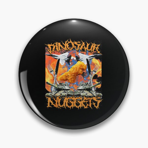 Item preview, Dinosaur Nuggets Chaotic Food Meme Hardcore Parody Illustration designed and sold by tadmercado.