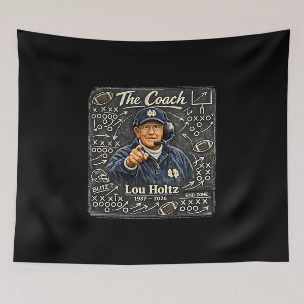 Item preview, Lou Holtz The Coach Memorial , Tribute Legend Coach, RIP Sports Gift designed and sold by ThatTheoHall.