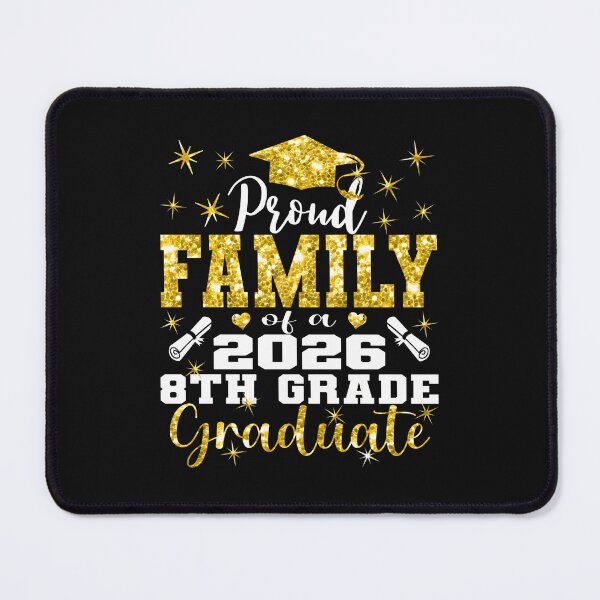 Item preview, Proud Family Of 8Th Grade Graduate 2026 designed and sold by Imalyanmani.