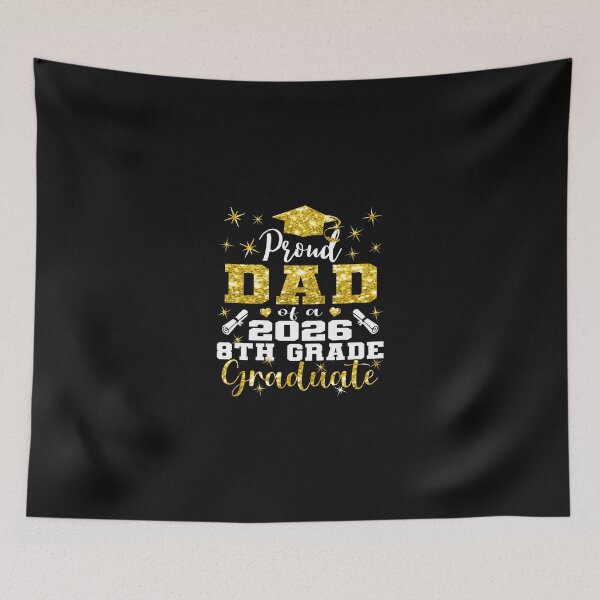 Item preview, Proud Dad Of 8Th Grade Graduate 2026 designed and sold by Imalyanmani.