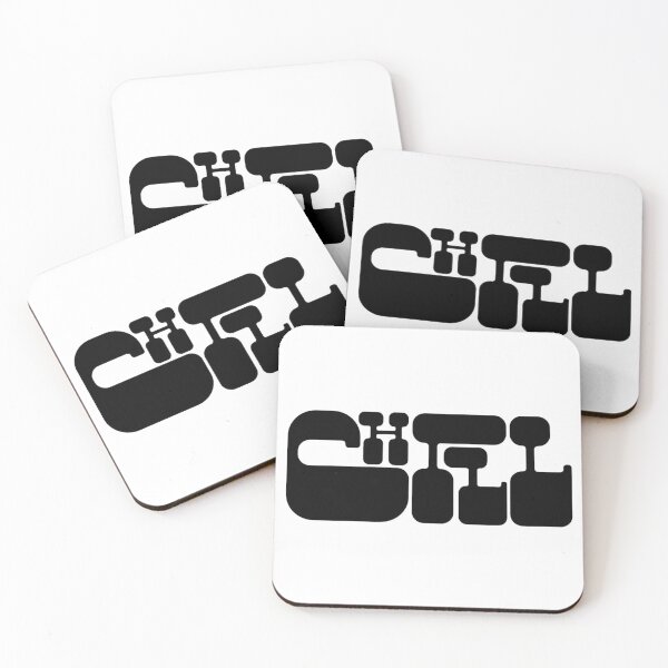 Item preview, CHILL - Abstract Brutalist Typography Art designed and sold by RohiMade.