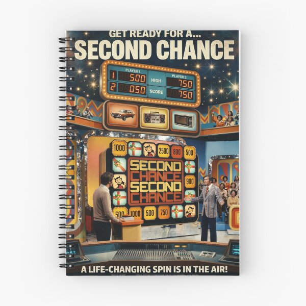 Item preview, Copy of Copy of Retro Game Show Set Second Chance, Promo Ad designed and sold by Uniqueartai.