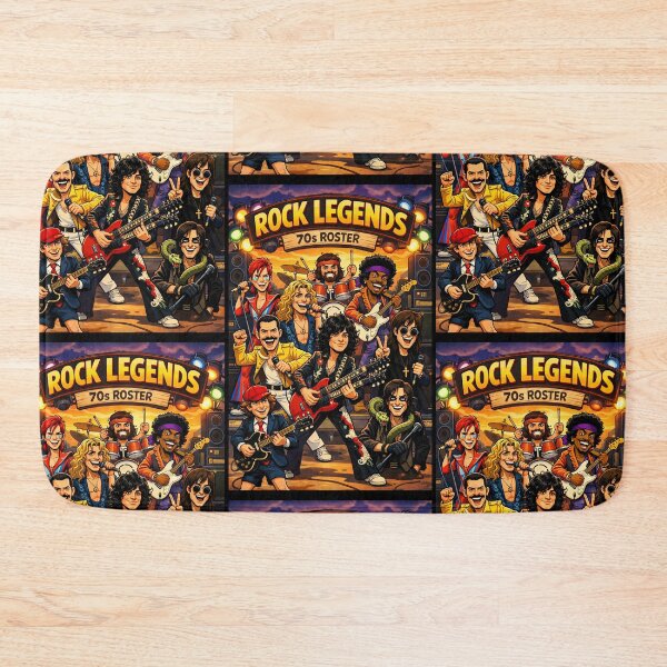 Item preview, Rock Legend 70s Roster designed and sold by Arte Cartoon From TagTeam Group.