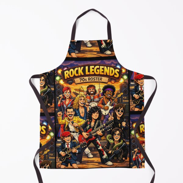 Item preview, Rock Legend 70s Roster designed and sold by Arte Cartoon From TagTeam Group.