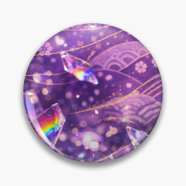 Item preview, Purple Wagara with bits of glasses designed and sold by Helmy Dream.