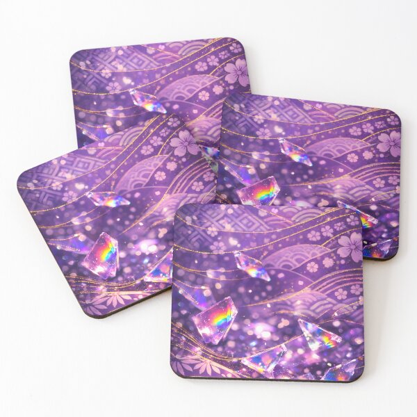 Item preview, Purple Wagara with bits of glasses designed and sold by Helmy Dream.