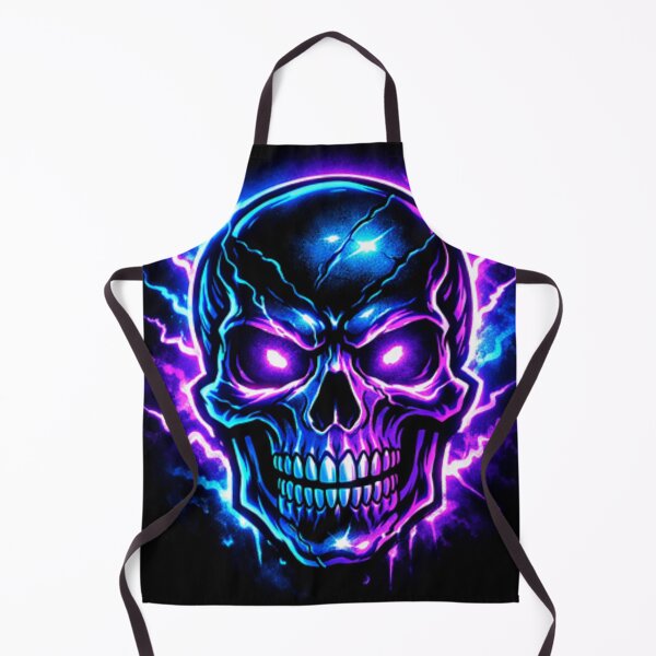 Item preview, Neon Skull Streetwear Design | Cyberpunk Glow Skull Art designed and sold by WittyWear Designs.