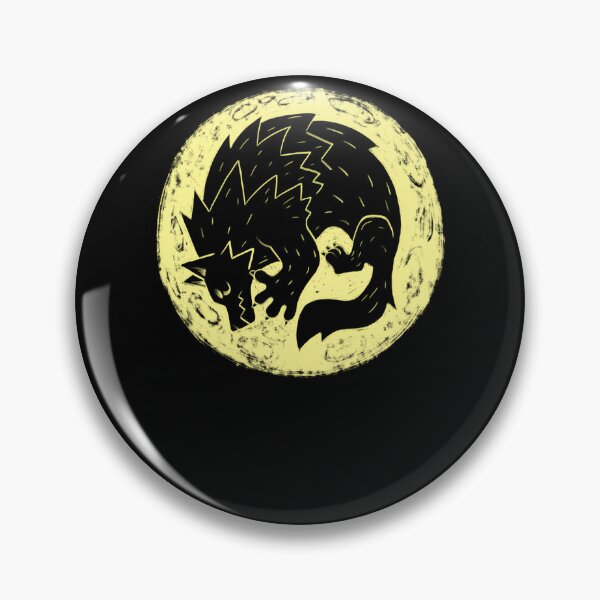 Item preview, Woodcut WerewolfYellow Moon  designed and sold by TheBUniverse.