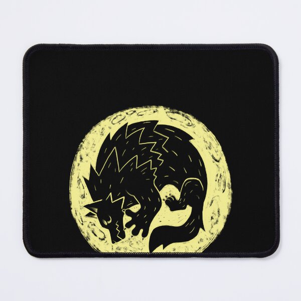 Item preview, Woodcut WerewolfYellow Moon  designed and sold by TheBUniverse.