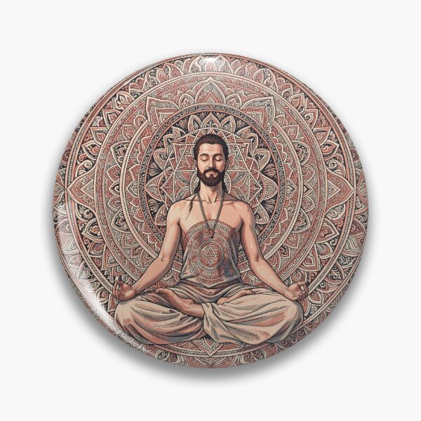 Item preview, Meditation Mandala – Spiritual Yoga Art designed and sold by myforestfog.