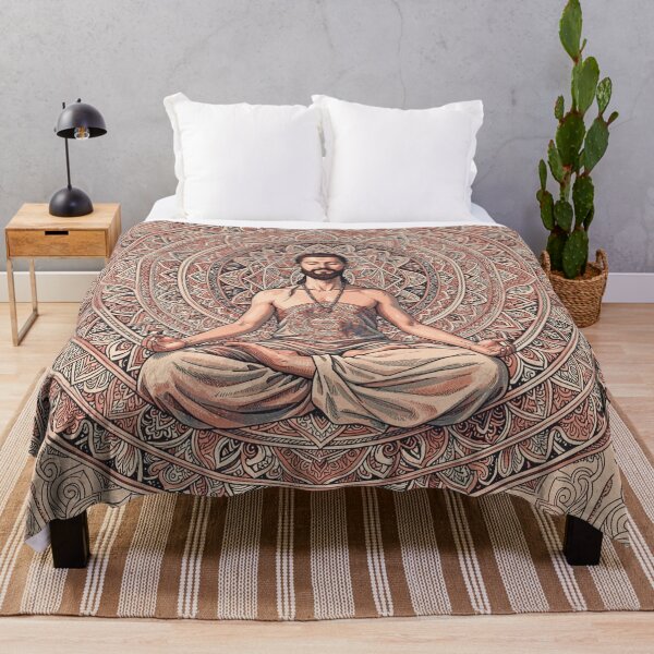 Item preview, Meditation Mandala – Spiritual Yoga Art designed and sold by myforestfog.