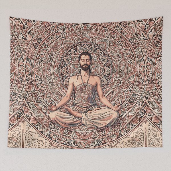 Item preview, Meditation Mandala – Spiritual Yoga Art designed and sold by myforestfog.