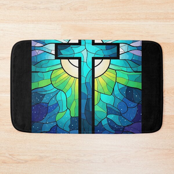 Item preview, Stained Glass Cross with Radiant Background designed and sold by Daniel Abdelmaseih.