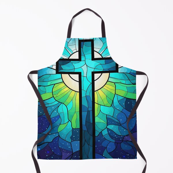 Item preview, Stained Glass Cross with Radiant Background designed and sold by Daniel Abdelmaseih.