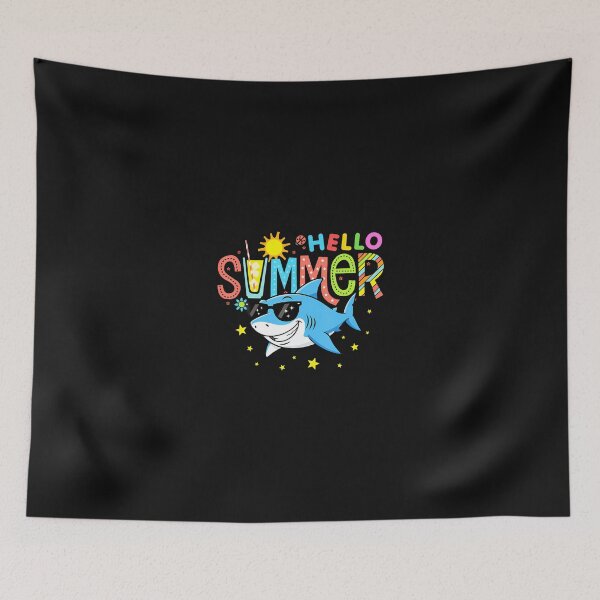 Item preview, Hello Summer Funny Shark Last Day School designed and sold by Imalyanmani.