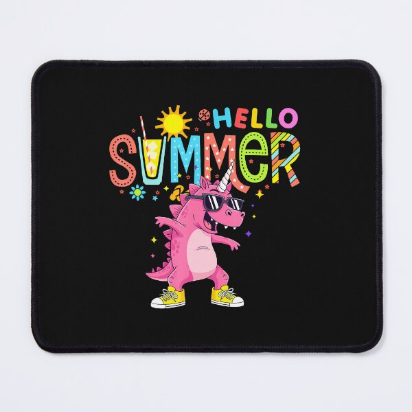 Item preview, Hello Summer Funny Dinosaur Unicorn Last Day Of School designed and sold by Imalyanmani.