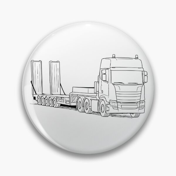 Item preview, Conventional transport truck for exceptional transport designed and sold by Panneaux et signalisations - NPOITEVIN.