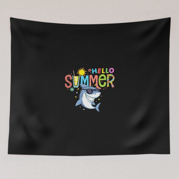 Item preview, Shark Hello Summer Last Day School Shark designed and sold by Imalyanmani.