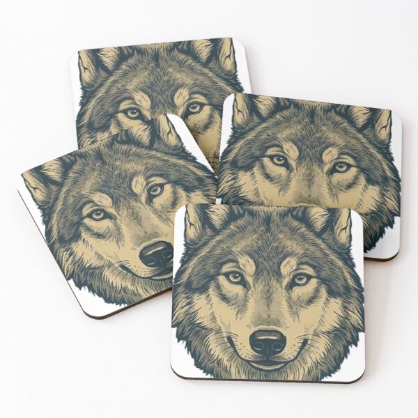 Item preview, Vintage Wolf Head Portrait - Retro Hand-Drawn Wild Soul Graphic designed and sold by MT-Hub | Art for Every Soul.