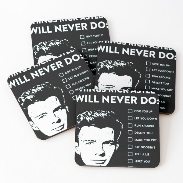 Item preview, Things Rick Astley Will Never Do designed and sold by 5thAcc.