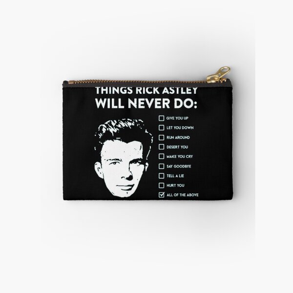 Item preview, Things Rick Astley Will Never Do designed and sold by 5thAcc.