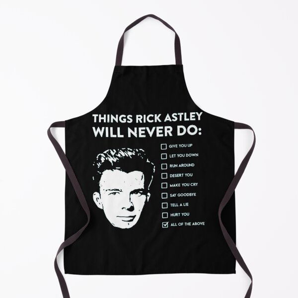 Item preview, Things Rick Astley Will Never Do designed and sold by 5thAcc.