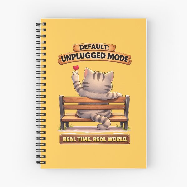 Item preview, Funny Cat Default Unplugged Mode Cat Humor Adulting Survival Meme designed and sold by Mindworx21.