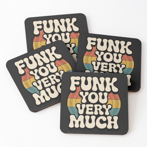 Artikelvorschau, Funk You Very Much – Retro-Funk-Musik-Vinyl-Schallplatte mit lustigem Vintage-Grafikdesign entworfen und verkauft von TheTrendsDesk.