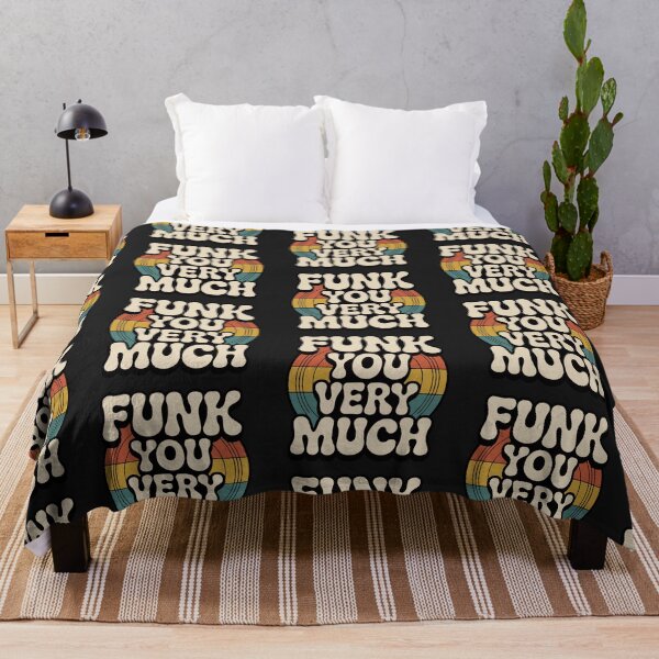 Artikelvorschau, Funk You Very Much – Retro-Funk-Musik-Vinyl-Schallplatte mit lustigem Vintage-Grafikdesign entworfen und verkauft von TheTrendsDesk.