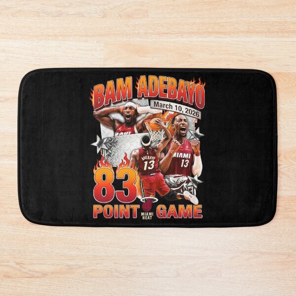 Item preview, Miami Bam Adebayo 83 Points Game Retro  designed and sold by HughIeas.