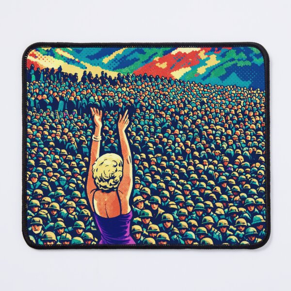 Item preview, Marilyn Monroe Korea 1954 – Pop Art Tribute to the Legendary US Soldiers Concert designed and sold by mycreastyle.
