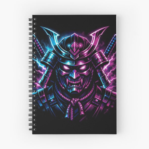 Item preview, Neon Samurai Cyberpunk Warrior | Glowing Streetwear Samurai Design designed and sold by WittyWear Designs.