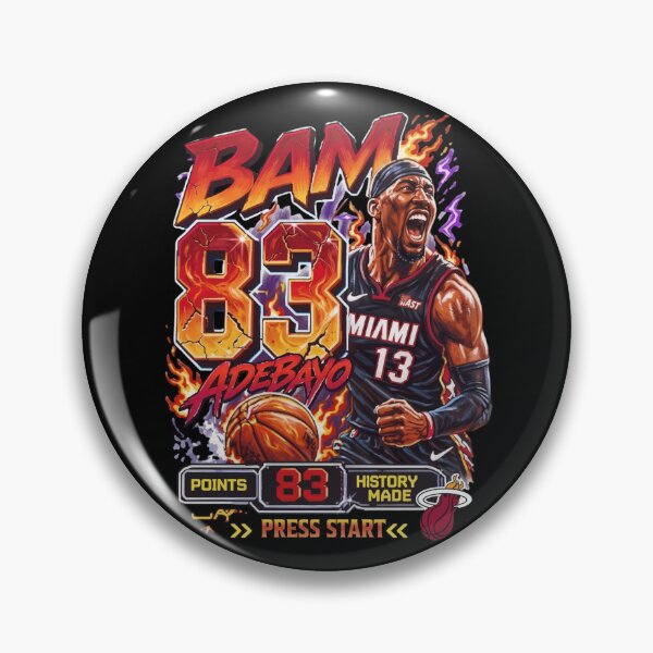 Item preview, Bam Adebayo 83 point history made Miami basketball designed and sold by HughIeas.