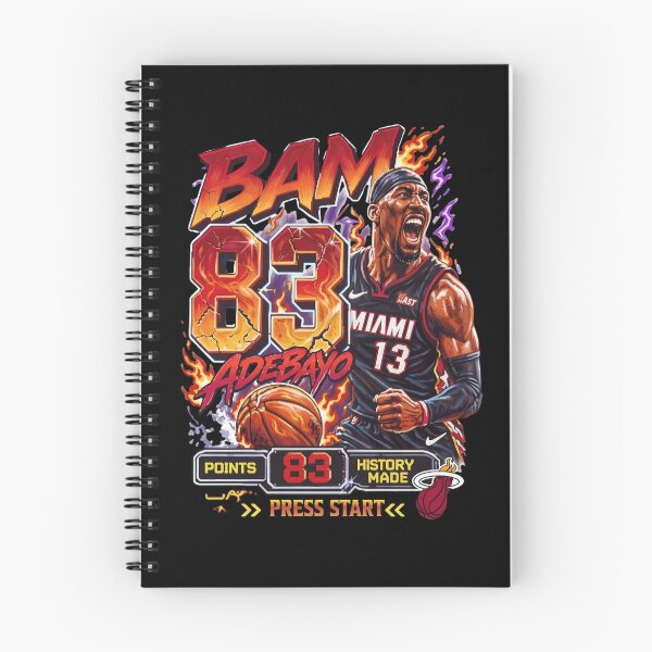 Item preview, Bam Adebayo 83 point history made Miami basketball designed and sold by HughIeas.