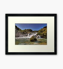 Skradinski Buk Framed Print