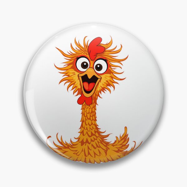 Item preview, Spicy Fire Chicken Cartoon T‑Shirt designed and sold by DesignbyAnnaM.
