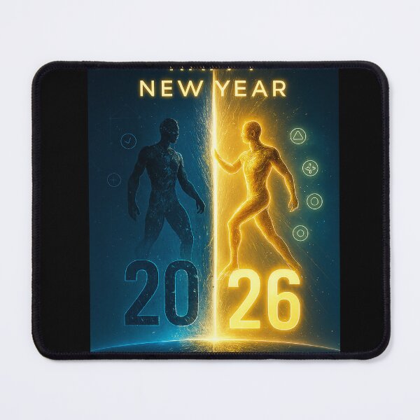Item preview, HAPPY NEW YEAR 2026 - From Darkness to Light - Future Art designed and sold by Urban-InkStudio.