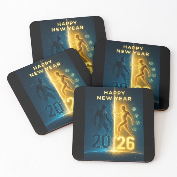Item preview, HAPPY NEW YEAR 2026 - From Darkness to Light - Future Art designed and sold by Urban-InkStudio.