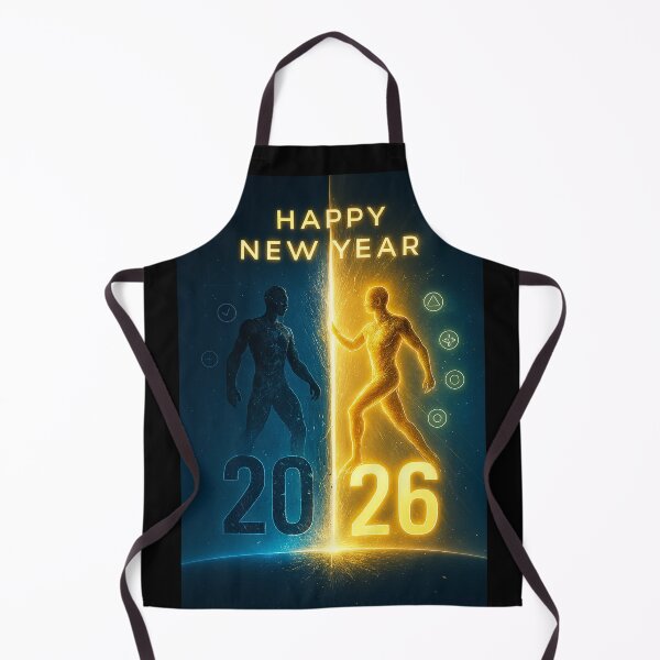 Item preview, HAPPY NEW YEAR 2026 - From Darkness to Light - Future Art designed and sold by Urban-InkStudio.