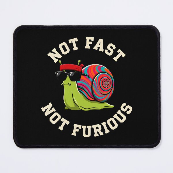 Item preview, Not Fast Not Furious - Psychedelic Snail Humor - Sarcastic Slow Life Vibe designed and sold by ZuToMi.