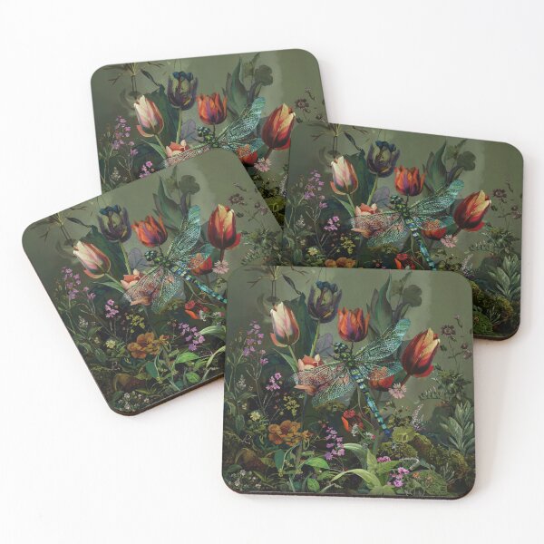 Item preview, Dragonfly in Botanical Garden Illustration designed and sold by Rutvain.