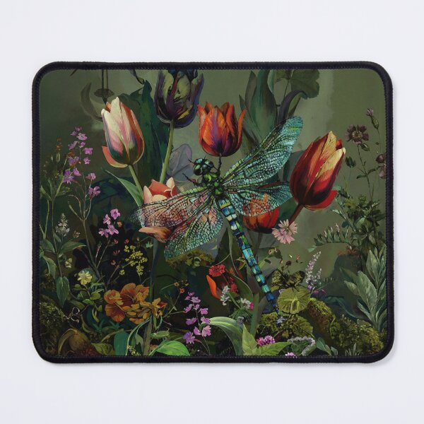 Item preview, Dragonfly in Botanical Garden Illustration designed and sold by Rutvain.