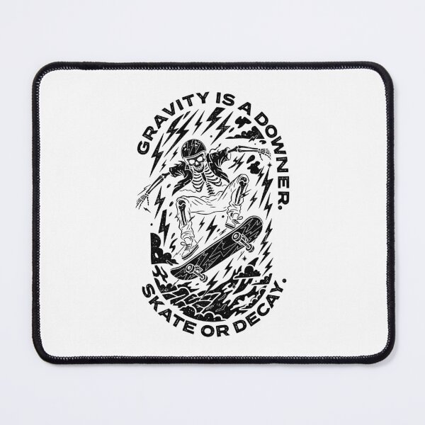 Item preview, Skater Skeleton Skateboarder Gravity Downer Skate Or Decay designed and sold by GrandeDuc.