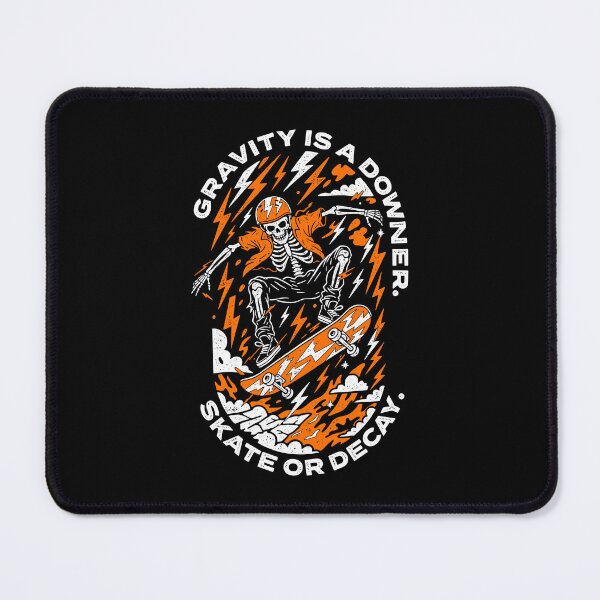 Item preview, Skater Skeleton Skateboarder Gravity Downer Skate Or Decay designed and sold by GrandeDuc.